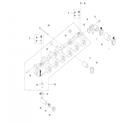 Group 28: Exhaust Manifold  第28组：排气歧管&ldquo;GM93289,&rdquo;&ldquo;GM93285,&rdquo;&ldquo;GM91650,&rdquo;&ldquo;GM85414,&rdquo;&ldquo;GM85412,&rdquo;&ldquo;GM